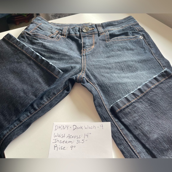 DKNY Dark Wash Jeans - Size 4 - Picture 2 of 13